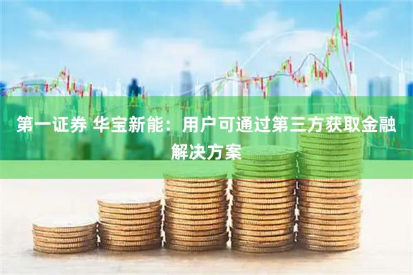 第一证券 华宝新能：用户可通过第三方获取金融解决方案